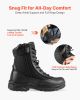 Men's Military Tactical Boots 8 Inch Breathable Side Zipper US Size 12