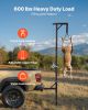 VEVOR Truck Hitch Game Hoist, 600 lbs Load Capacity, Hunting Deer Hoist with 2-inch Receiver, 360-Degree Swivel Shaft & Adjustable Height