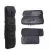 47" Tactical Rifle Bag Gun Range Padded Soft Carbine Backpack Carry Case BLACK