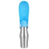 25OZ Portable Dog Water Bottle Foldable Stainless Steel Water Dispenser Leak-Proof Design for Dog Walking Traveling Hiking Outdoor Activities