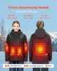 VEVOR Heated Jacket for Women with 7.4V Battery, Soft Shell Electric Heating Coat