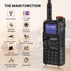 BAOFENG K5PLUS 10W Ham Radio Long Range (Upgraded of UV-5R) Portable Handheld Walkie Talkies Long Distance, Two Way Radio with Copy Frequency, AM